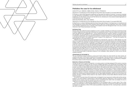 Australasian Anaesthesia 2011 - Australian and New Zealand ...