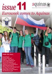 e-journal Issue 11 - Aquinas College