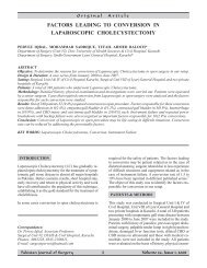 factors leading to conversion in laparoscopic cholecystectomy