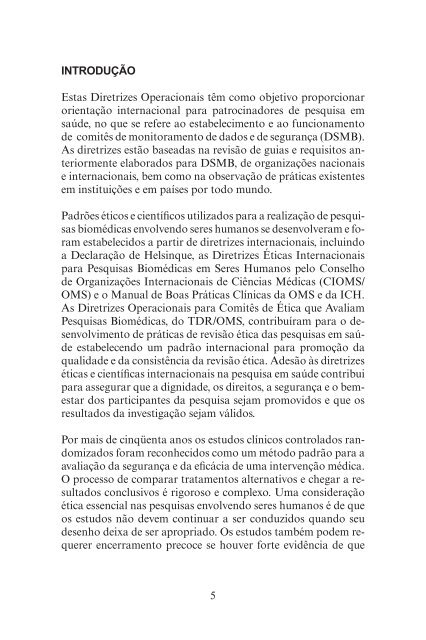 Diretrizes Operacionais para o Estabelecimento e o Funcionamento ...