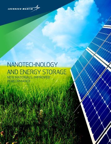 NANOTECHNOLOGY AND ENERGY STORAGE - Lockheed Martin