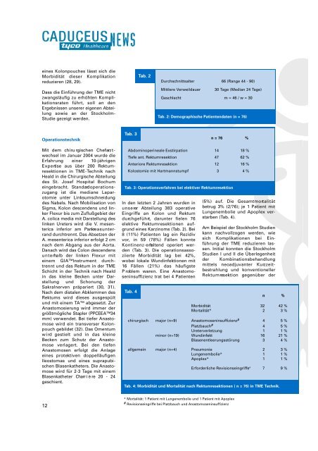 Caduceus News - Chirurgische Klinik St. Josef-Hospital Bochum