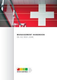 MANAGEMENT HANDBOOK - FEYCO COATINGS