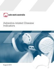 Asbestos-related Disease Indicators.indd - Safe Work Australia