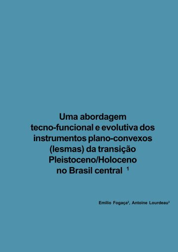 Uma abordagem tecno-funcional e evolutiva dos instrumentos plano ...