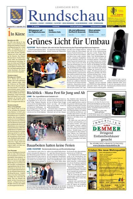 Grünes Licht für Umbau - Gemeinde Lehre