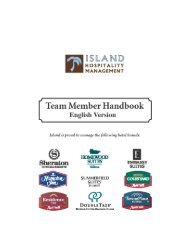 INNKEEPERS HOSPITALITY - Island Hospitality Management