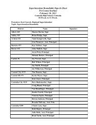 Superintendent Roundtable Sign-In Sheet Tri-County ... - ROE #13