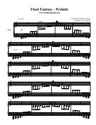 Final Fantasy - Prelude - Piano Squall