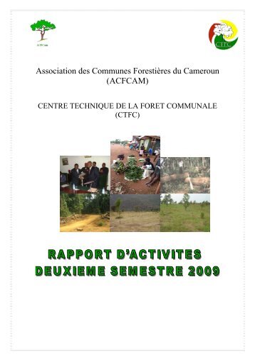 Compte Rendu des activitÃ©s du 2Ã¨me semestre 2009 - Centre ...