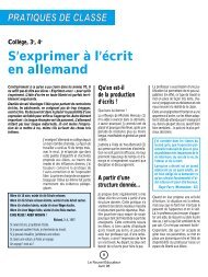 S'exprimer Ã  l'Ã©crit en allemand - Icem