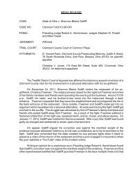 Sample Anders Brief Ohio 12th District Court of Appeals Sample Anders Brief Ohio 12th District Court of Appeals