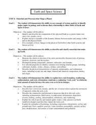 Grade 9: Earth and Space Science