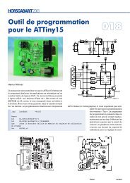 Outil de programmation pour le ATTiny15