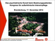 Das psychiatrische Konsil beim Beatmungspatienten Kongress für ...