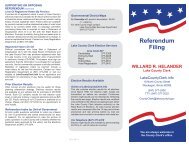 Referendum Filing - Lake County Clerk