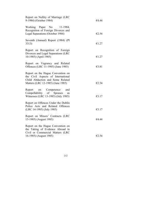 Consultation Paper on the General Law of the Landlord and Tenant