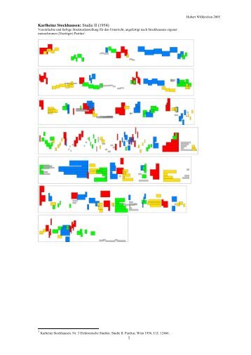 Karlheinz Stockhausen: Studie II