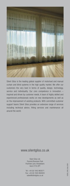 Silent Gliss 5090 Brochure - Curtain Poles