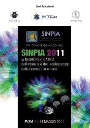 Il programma - Sinpia