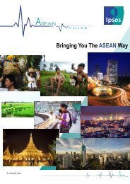 Bringing You The ASEAN Way - Ipsos