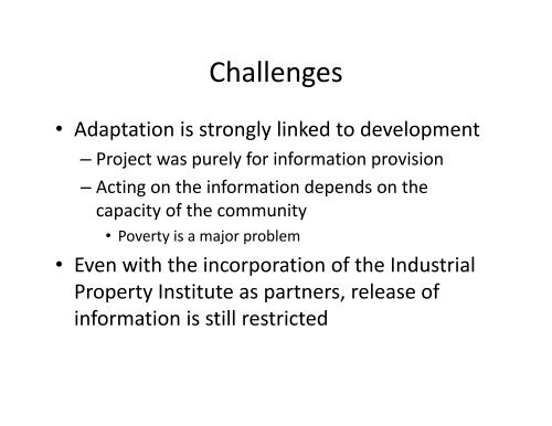 Background Presentation: Kenya - ICPAC - Africa Adapt