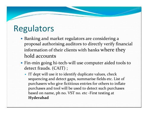 What happened in Satyam and lessons for auditors