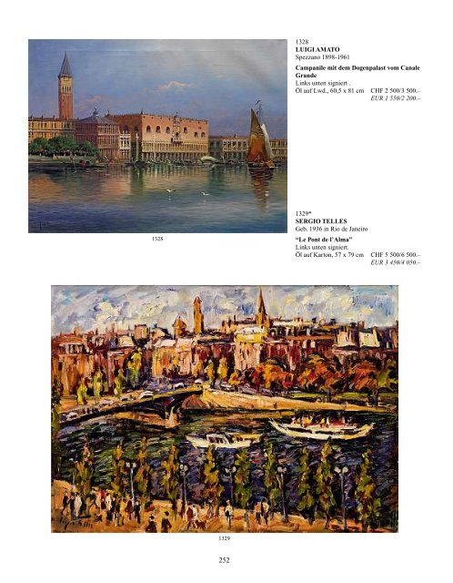 Gemälde 15. bis 20. Jh., Teil 2 - Galerie Fischer Auktionen AG