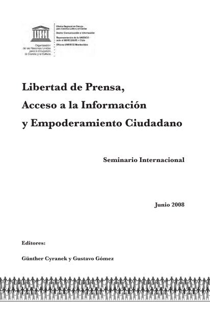 Libertad de Prensa, Acceso a la InformaciÃ³n y ... - unesdoc - Unesco