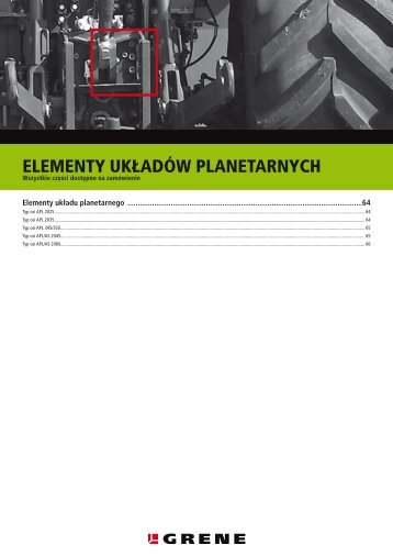 ELEMENTY UKÅADÃW PLANETARNYCH - Grene