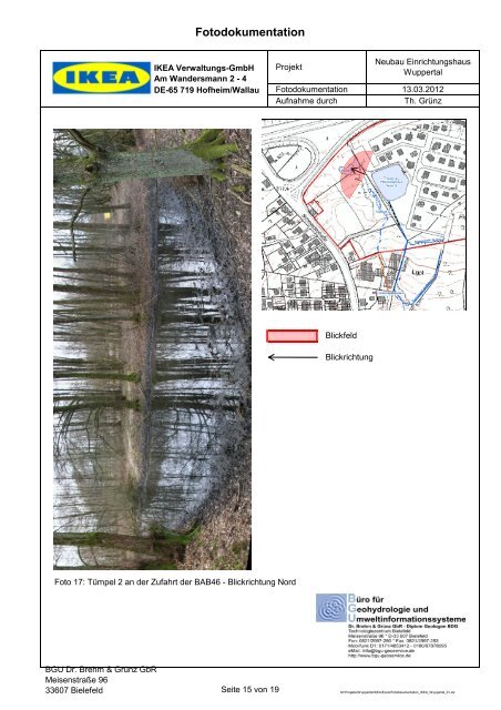 01 Hydrogeologische Stellungnahme zu den ... - Stadt Wuppertal