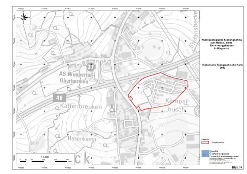 01 Hydrogeologische Stellungnahme zu den ... - Stadt Wuppertal