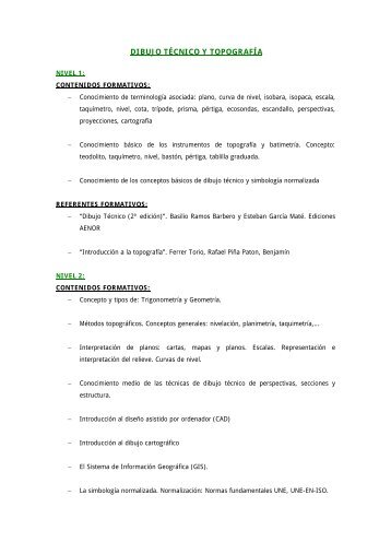 DIBUJO TÃCNICO Y TOPOGRAFÃA - TCM-UGT