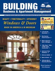 June 2013 BBAM Magazine - HBA of Southeastern Michigan