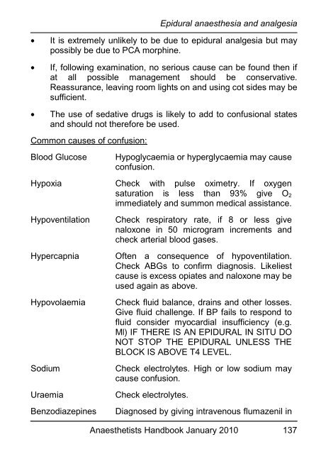 Anaesthetists Handbook - MEDICAL EDUCATION at University ...