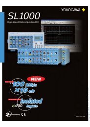 Yokogawa SL1000 High Speed Data Acqusition Unit