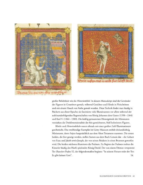 Meisterwerke im J. Paul Getty Museum - Illuminierte Handschriften