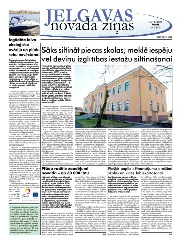 2013. gada maijs Nr.5 - Jelgavas rajona padome