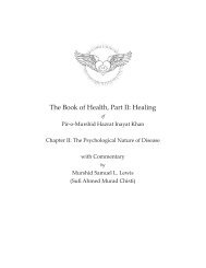 The Book of Health, Part II: Healing - Murshid Sam's Living Stream