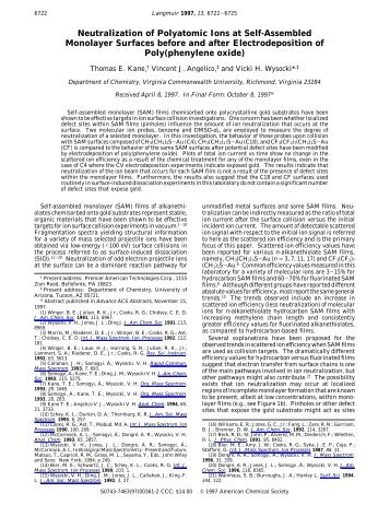 Neutralization of Polyatomic Ions at Self-Assembled Monolayer ...