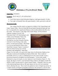 Donnelly Flats Staff Ride - Alaska Interagency Coordination Center