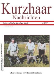 Link zu den Kurzhaarnachrichten 2/ 2007 - Österreichische ...