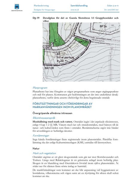 DETALJPLAN FÖR - Grums kommun