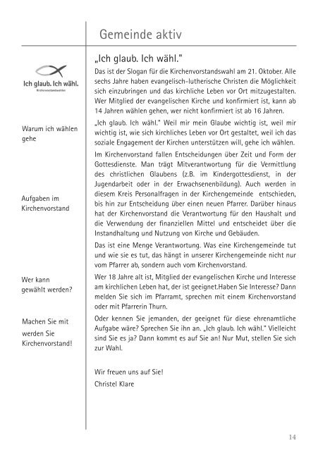 Gemeindebrief St. Helena Mai/Juni 2012 - Ev. Kirchengemeinde ...