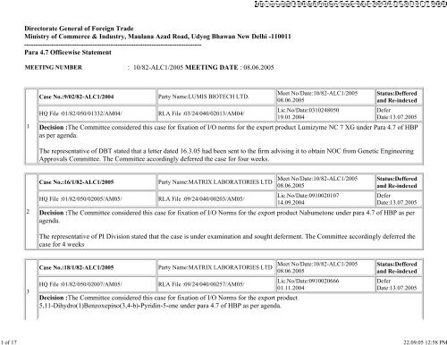 Meeting No-10 dated 08.06.2005.pdf - Directorate General of ...