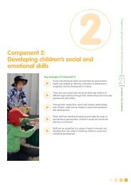 Component 2: Developing children's social and ... - KidsMatter