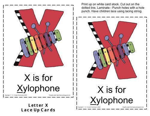 X - 1 - 2 - 3 Learn Curriculum