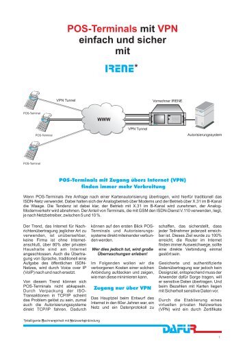 VPN und IRENE - DAFÃR GmbH