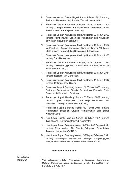 SK SOP1 - Pemerintah Kabupaten Bandung