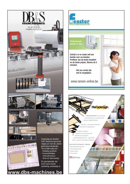 Vlaamse Schrijnwerker_augustus_2009.pdf - Magazines Construction